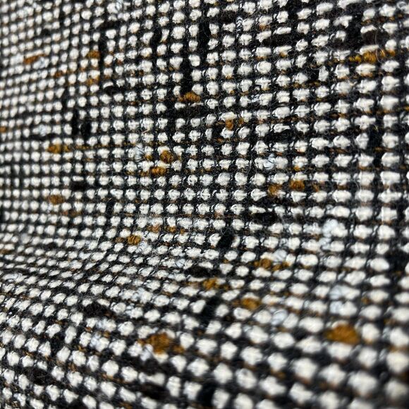 Classiques Entier Pencil Skirt 8 High Waist Tweed Black Brown Wool Silk Academia - Picture 3 of 10